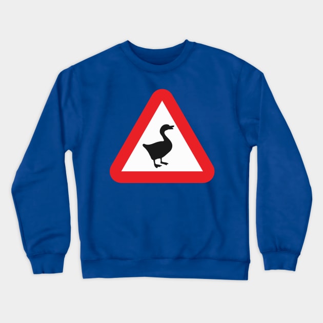 Geese Ahead! Crewneck Sweatshirt by Starquake